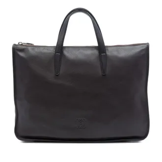 Loewe Pre-owned Loewe Leather Anagram Toledo Briefcase Unisex P0FGFKSUC62NRG3K