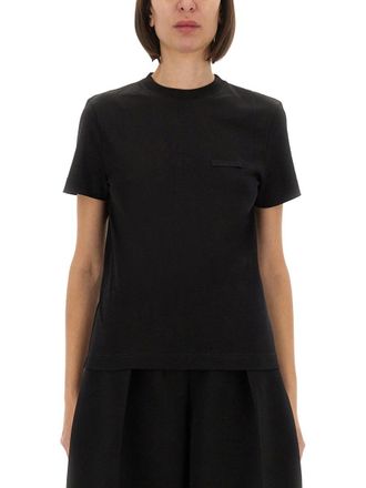 Jacquemus Grosgrain Short Sleeve T Shirt