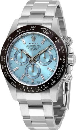 Rolex Pre-owned Rolex Cosmograph Daytona Chronograph Diamond Ice Blue Dial Mens Watch 116506IBLDO