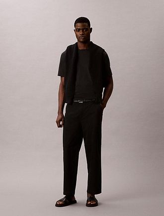 Calvin Klein 90s Loose Cropped Chino Trousers