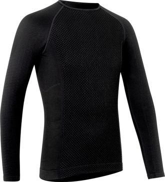 GripGrab Unisex Expert Seamless 2nd Edition Thermal Long Sleeve Cycling High-performance Winter Bicycle Under-shirt Base Layer Top, Black, M-L UK