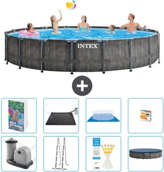 Intex Piscina Prism Frame Redonda - 549x122 Cm - 9-piezas S559