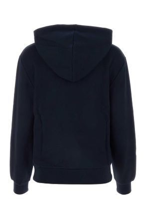 A.P.C. Womens Midnight Blue Cotton Sweatshirt Darknavyecru Coton Biologique Felpe