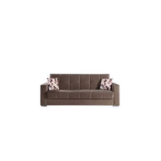 OEM Divano Pronto Letto Alba 3p Entel Cappuccino