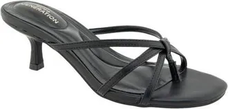 BCBGeneration Atlase Kitten Heel Flip Flop in Black at Nordstrom, Size 9.5