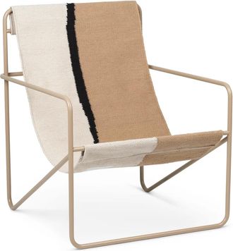 Ferm Living Desert Lounge Chair, cashmere / soil