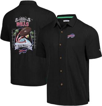 Tommy Bahama Mens Tommy Bahama Black Buffalo Bills Tidal Kickoff Camp Button-Up Shirt at Nordstrom, Size Small