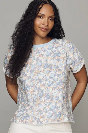 Maeve Caitlin Cotton Boxy Tee