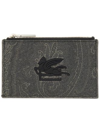 Etro Card Holder Arnica With Pegasus