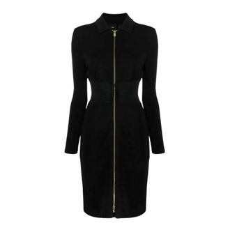 Pinko Pinko, Kleedjes, Dames, Zwart, L, Pinko - Jurken > Damesjurken > Midi Jurken