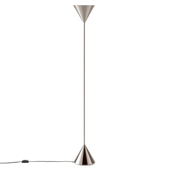 AM.PM Staande lamp met dubbele kegel, geborsteld nikkel, Moke