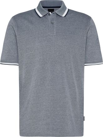 Bugatti Herren Poloshirt met contrasterende strepen