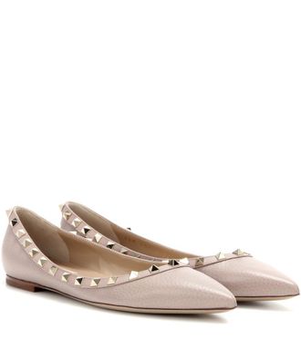 Valentino Garavani Rockstud leather ballet flats