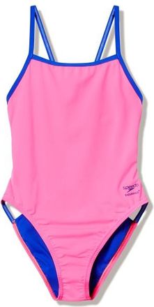 Speedo Female Solid Tri Back Badeanzug f&uuml;r Damen | rosa