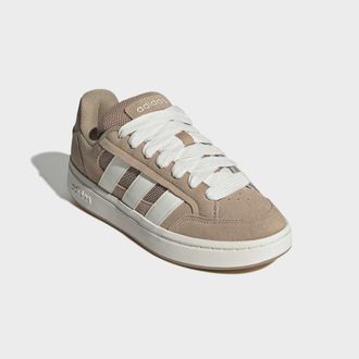 adidas Sneaker ADIDAS SPORTSWEAR GRAND COURT ALPHA, Damen, Gr. 38,5, warm sandstone, sanftes wei&szlig;, cardboard, Leder, Synthetik, Schuhe Sneaker