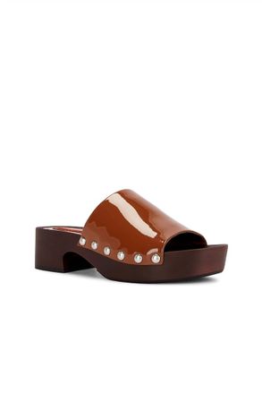 Simon Miller Womens Rio Wood Platform Sandal In Caramel
