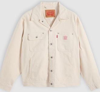 Levi's Sunrise Trucker Jacket - Hombre - XL - Blanco / Undyed Ecru Greige