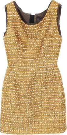 Louis Vuitton 2010 tweed mouwloos badpak - Goud
