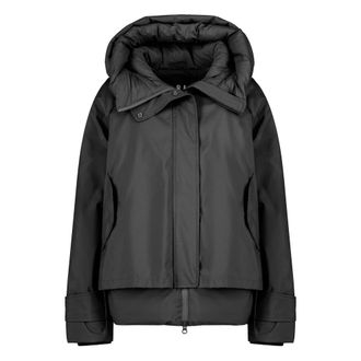 Bomboogie Chaqueta corta bimaterial - Jackets - Mujer - Negro - M