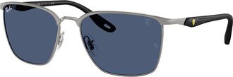 Ray-Ban RB3673M F12480 Mens Sunglasses Silver Size 56