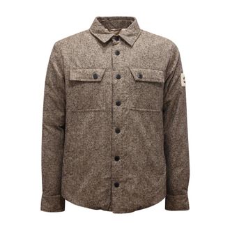 Afterlabel Casual Shirts, male, Beige, Size: XL Belluno Down Jacket