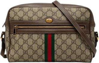 Gucci Pre-owned Crossbody Bag - Dames - Vintage Schoudertas - Beige - ONE Size - Vintage