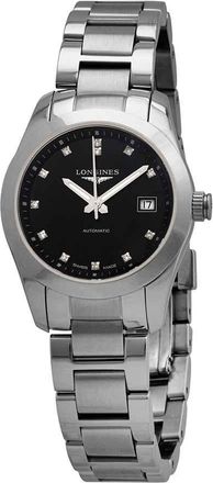 Longines Conquest Classic Automatic Black Dial Ladies Watch L2.285.4.58.6