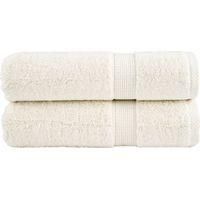 OEM Toallas De Ba&ntilde;o Premium Solund, Juego De 2, Color Crema, 100 X 150 Cm, 600 G/m&sup2; - Crezuo