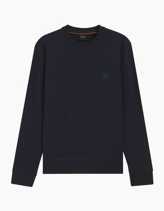 HUGO BOSS Mens Boss New WeStart Crew Sweat - Navy - Size: 40