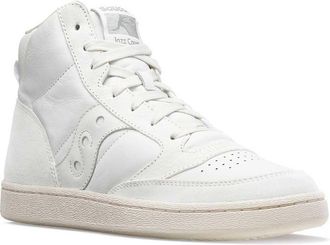 Saucony Unisex Jazz Court High Sneaker, White/White, 10 UK