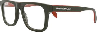 Alexander McQueen Alexander Mcqueen Mens Am0357o 52Mm Optical Frames