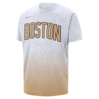 Nike Boston Celtics Essential City Edition Nike Mens NBA Max90 T-Shirt in White | HV5496-100
