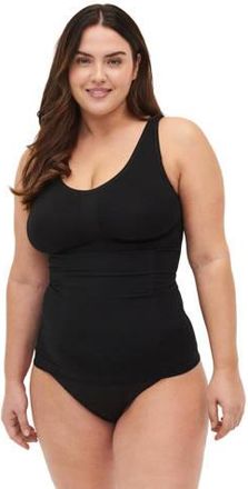 Zizzi corrigerend hemd zwart