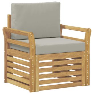 vidaXL Set Di Divani Da Esterno Poliestere Bianco Vidaxl