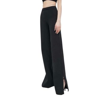 GCDS Pantaloni a gamba larga - - Trousers - Donna - Nero - L