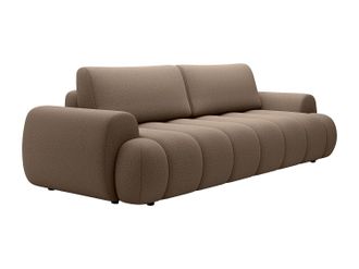 Vente-Unique Sof&aacute; cama de 4 plazas en tela color topo FRIDORA