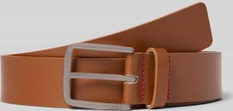 HUGO BOSS Lederg&uuml;rtel mit Dornschliesse in Cognac, Gr&ouml;&szlig;e 100