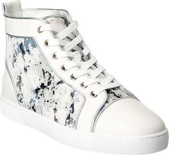Christian Louboutin Louis Leather High-Top Sneaker