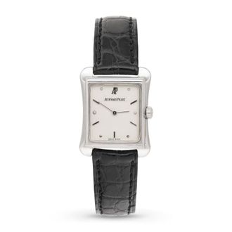 Audemars Piguet Pre-owned Audemars Piguet Museum Collection Hand Wind White Dial Ladies Watch 5q53t5456