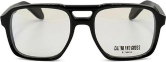 Cutler and Gross 1394 glasses - unisex - Acetate - 55 - Black