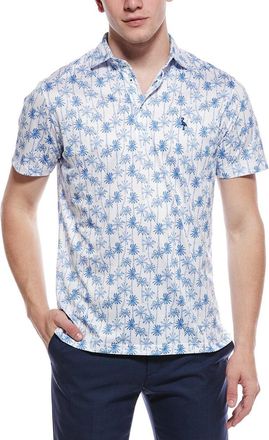 Tailorbyrd Tailorbyrd Vintage Palm Trees Printed Mesh Perform