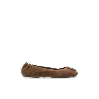 Tory Burch Tory Burch, Ballerinas, female, Brown, Size: 10 US Leather Ballet Flats