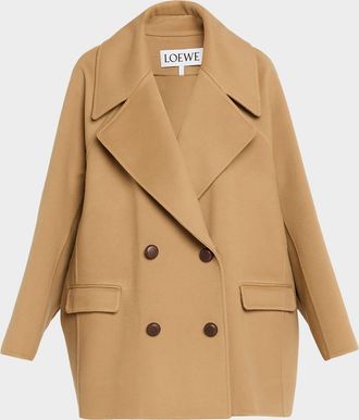 Loewe Cotton and Silk Straight-Leg Trousers