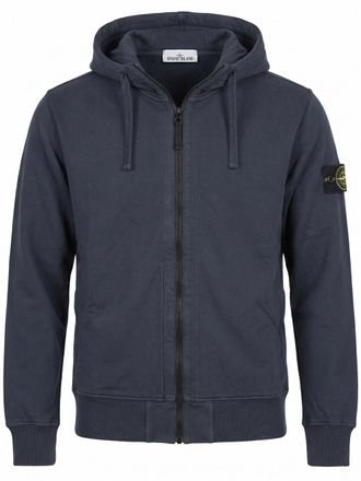 Stone Island Organic Cotton Fleece Hoodie Sweatshirt