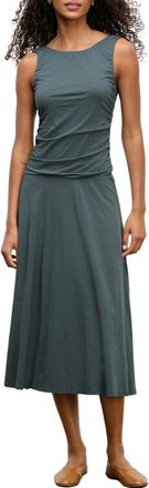 Velvet Pia Dress In Mallard