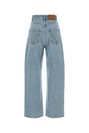 Bottega Veneta Womens Denim Jeans Lightblue Exterior: Cotton