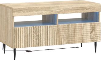 vidaXL Mueble De Tv Led Roble Sonoma Madera De Ingenier&iacute;a Vidaxl