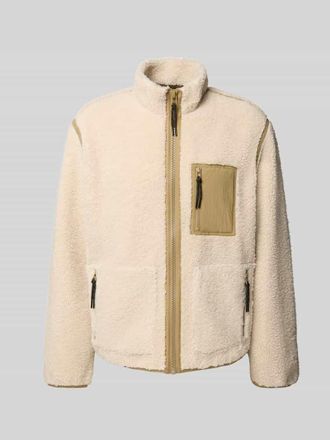 Marc O'Polo Denim Marc OPolo Denim Regular Fit Jacke mit Teddyfell in Beige, Gr&ouml;&szlig;e XL