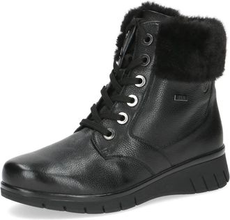 Caprice Zwarte Nappa Winterlaarzen - Dames - Winterlaarzen - Zwart - 38 EU - Schoenen