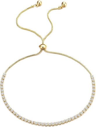 Adornia Adornia 14K Adjustable Tennis Bolo Bracelet